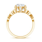 IGI Verified 3 Carat Round Cut Lab Grown Diamond Celtic Engagement Ring Lab - ( E-VS1 ) - Rosec Jewels