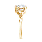 IGI Verified 3 Carat Round Cut Lab Grown Diamond Celtic Engagement Ring Lab - ( E-VS1 ) - Rosec Jewels