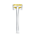 Rosec Jewels-2 Carat Radiant Cut Lab Yellow Diamond Solitaire Engagement Ring IGI Certified