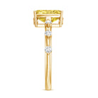 Rosec Jewels-2 Carat IGI Graded Lab Grown Yellow Radiant Cut Diamond Engagement Ring
