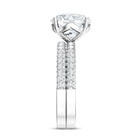 Rosec Jewels-4 Carat IGI Authenticated Lab Grown Diamond Wedding Ring Set for Women