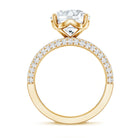 Rosec Jewels-4 Carat IGI Authenticated Lab Grown Diamond Wedding Ring Set for Women