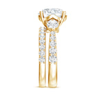 Rosec Jewels-IGI Certified Lab Grown Diamond 4 Carat Engagement Ring with Ring Guard