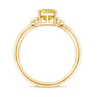 Rosec Jewels-IGI Graded Lab Grown 2 Carat Yellow Diamond Radiant Cut Engagement Ring