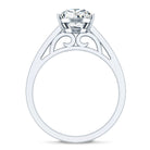 Rosec Jewels-IGI Graded Lab Created 2 Carat Diamond Teardrop Engagement Ring with Side Stones