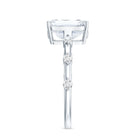 Rosec Jewels-Lab Grown 3 Carat Diamond Emerald Cut Engagement Ring with IGI Certificate