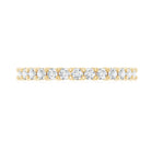 Rosec Jewels-Moissanite Half Eternity Ring in Shared Prong Setting