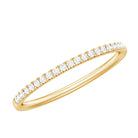 Certified Natural Diamond Stackable Wedding Ring Natural - ( HI-SI ) - Rosec Jewels