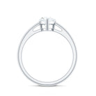 Solitaire Moissanite Teardrop Engagement Ring for Women D-VS1 - Rosec Jewels