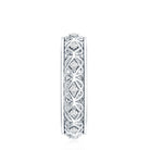Moissanite Celtic Knot Wedding Band Ring D-VS1 - Rosec Jewels