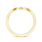 Certified Moissanite Chevron Enhancer Ring D-VS1 - Rosec Jewels