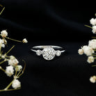 Bezel Set Moissanite Solitaire Engagement Ring D-VS1 - Rosec Jewels