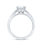 IGI Certified 3 Carat Lab Grown Diamond Emerald Cut Engagement Ring in Split Shank Lab - ( E-VS1 ) - Rosec Jewels