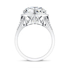 IGI Graded 5 Carat Heart Shape Lab Grown Diamond Cocktail Ring Lab - ( E-VS1 ) - Rosec Jewels