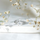 2 Carat IGI Authenticated Lab Grown Diamond Oval Wedding Ring Set Lab - ( E-VS1 ) - Rosec Jewels