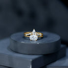 2 Carat IGI Authenticated Lab Grown Diamond Oval Wedding Ring Set Lab - ( E-VS1 ) - Rosec Jewels