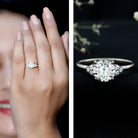 IGI Certified 2 Carat Lab Grown Diamond Round Engagement Ring for Her Lab - ( E-VS1 ) - Rosec Jewels
