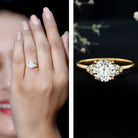 IGI Certified 2 Carat Lab Grown Diamond Round Engagement Ring for Her Lab - ( E-VS1 ) - Rosec Jewels