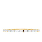 Rosec Jewels-Baguette Cut Diamond Stackable Ring in Shared Prong Setting