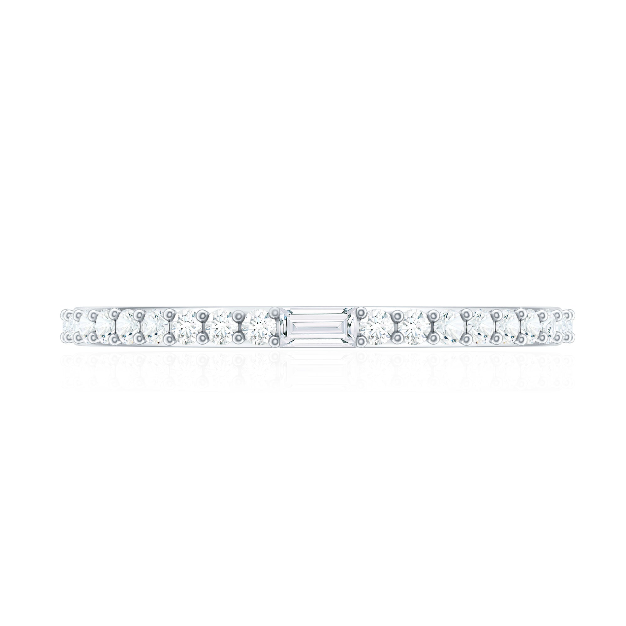 Rosec Jewels-Real Diamond Half Eternity Ring