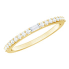 Rosec Jewels-Real Diamond Half Eternity Ring