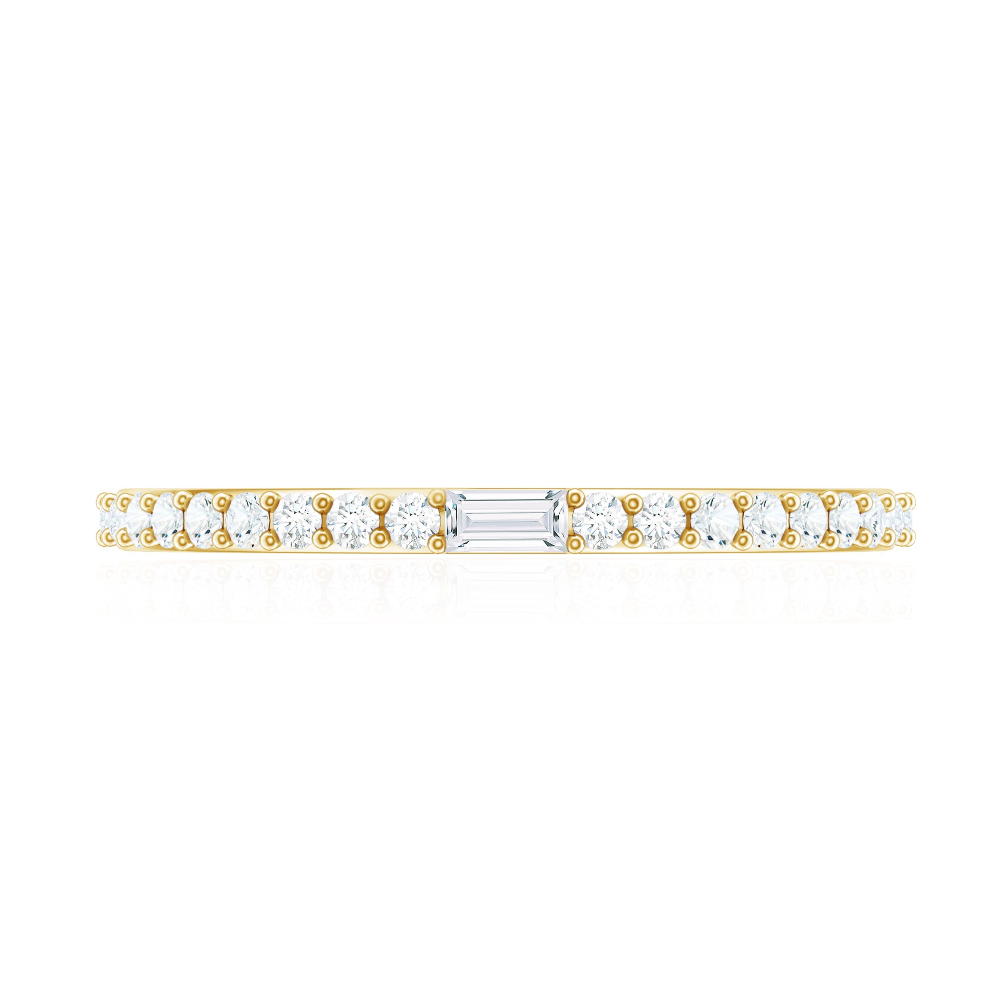 Rosec Jewels-Real Diamond Half Eternity Ring