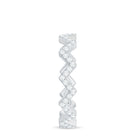 Rosec Jewels-Minimal Diamond Zig Zag Eternity Band Ring