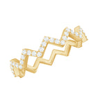 Rosec Jewels-Minimal Diamond Zig Zag Eternity Band Ring