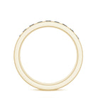 Rosec Jewels-Natural Channel Set Black Spinel Eternity Ring for Anniversary
