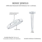Rosec Jewels-Nature Inspired Diamond Flower Promise Ring for Proposal