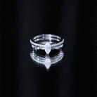 Certified Brilliant Cut Moissanite Marquise Cut Engagement Ring D-VS1 - Rosec Jewels