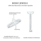 Rosec Jewels-Marquise Cut Moissanite Solitaire Engagement Ring