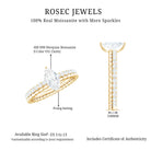 Rosec Jewels-Marquise Cut Moissanite Solitaire Engagement Ring