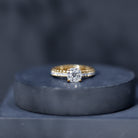 1.7 Carat Certified Cushion Cut Moissanite Solitaire Engagement Ring D-VS1 - Rosec Jewels