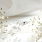 Rosec Jewels-Pear Shaped Moissanite Solitaire Engagement Ring in Split Shank