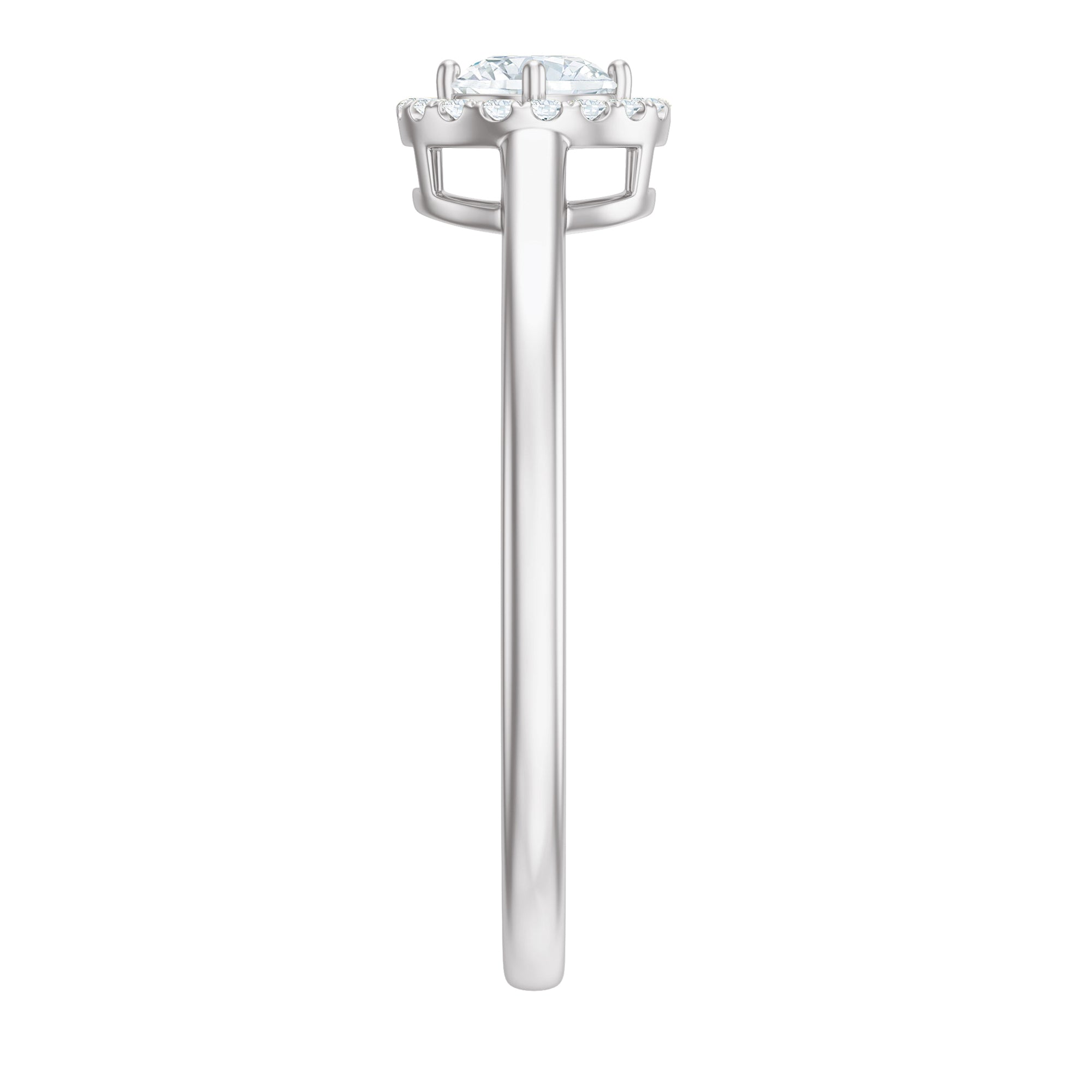 Natural 0.25 Carat Diamond Promise Ring with Certificate Natural - ( HI-SI ) - Rosec Jewels