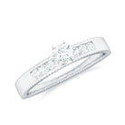 Rosec Jewels-Natural Diamond Solitaire Engagement Ring for Women