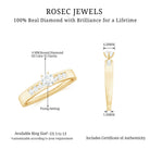 Rosec Jewels-Natural Diamond Solitaire Engagement Ring for Women
