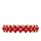 Rosec Jewels-Lab Created Ruby Cluster Wedding Band for Women