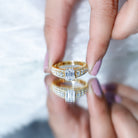 Certified Emerald Cut Moissanite Solitaire Engagement Ring for Women D-VS1 - Rosec Jewels