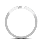 Natural Diamond Curved Enhancer Ring with Certificate Natural - ( HI-SI ) - Rosec Jewels