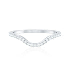 Natural Diamond Curved Enhancer Ring with Certificate Natural - ( HI-SI ) - Rosec Jewels