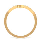 Natural Diamond Curved Enhancer Ring with Certificate Natural - ( HI-SI ) - Rosec Jewels