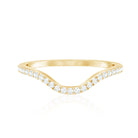 Natural Diamond Curved Enhancer Ring with Certificate Natural - ( HI-SI ) - Rosec Jewels