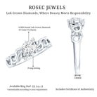 Rosec Jewels-Lab Grown Diamond Art Deco Engagement Ring