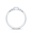 Lab Grown Diamond Halo Engagement Ring Lab - ( EF-VS ) - Rosec Jewels