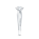 Rosec Jewels-Lab Grown Diamond Solitaire Splt Shank Engagement Ring