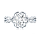 Nature Inspired Lab Grown Diamond Engagement Ring Lab - ( EF-VS ) - Rosec Jewels