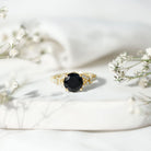 Rosec Jewels-Lab Grown Black Diamond Solitaire Engagement Ring