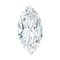Marquise Cut Moissanite Solitaire Engagement Ring in Split Shank